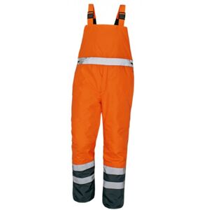 Cerva PADSTOW Kalhoty s laclem reflexní zimní oranžová XL