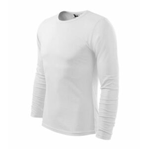 MALFINI FIT-T LONG SLEEVE pánské dlouhý rukáv Tričko bílá 3XL