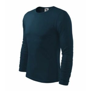 MALFINI FIT-T LONG SLEEVE pánské dlouhý rukáv Tričko námořnická modrá 3XL