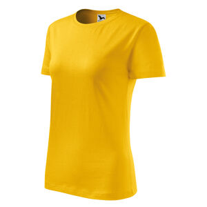 MALFINI CLASSIC NEW dámské Tričko žlutá XL