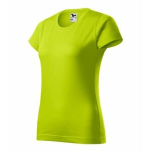 MALFINI BASIC dámské Tričko žlutá/zelená S
