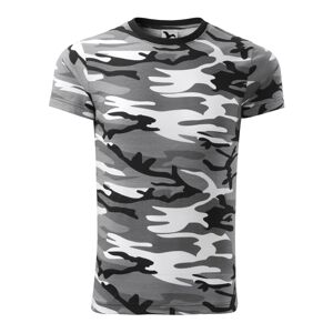Malfini Camouflage tričko unisex gray