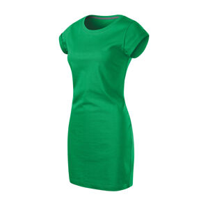 MALFINI FREEDOM dámské Šaty středně zelená M