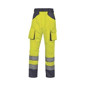 DeltaPlus M2PHV Kalhoty pracovní reflexní žlutá/šedá XL
