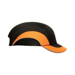 JSP HARDCAP A1+ kšilt Bezpečnostní čepice 5cm černá/oranžová