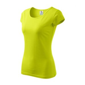 MALFINI PURE dámské Tričko žlutozelená XS