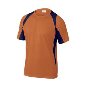 DeltaPlus BALI pánské Tričko oranžová/modrá XL
