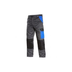 CXS PHOENIX CEFEUS pánské Kalhoty pracovní do pasu šedá/modrá 60
