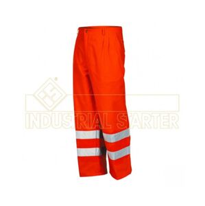 ISSA 8430 Kalhoty do pasu reflexní oranžová XL
