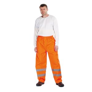 Cerva GORDON Kalhoty do pasu reflexní nepromokavé oranžová 3XL