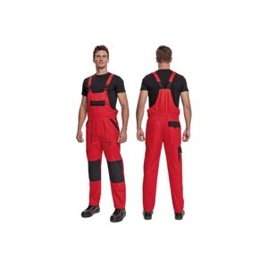 Cerva MAX NEO Kalhoty pracovní s laclem červená 68