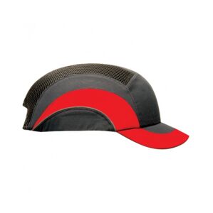 JSP HARDCAP A1+ kšilt Bezpečnostní čepice 5cm šedá/červená