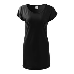 MALFINI LOVE Dámské triko/šaty černá XL