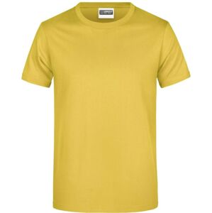 James & Nicholson 0790 Tričko pánské krátký rukáv žlutá 4XL