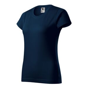MALFINI BASIC dámské Tričko námořnická modrá M